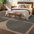 thumbnail image 6 of RUG ROBOT Modern Rainbow 8'x10' Large Area Rugs for Living Room, Washable Easy Jute Indoor Outdoor Rugs for Bedroom, Non Slip Farmhouse Accent Carpet for Backyard Dining Room, 6 of 10