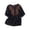 Navy Blue, variant on Summer Shirts For Women 2024 Trendy Women'S Large Embroidered Shirt Versatile Slim V Neck Pullover T Shirt Boyfriend Shirts For Women (Navy Blue,L)