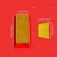 thumbnail image 5 of 2PC Fake Gold Bricks,Simulated Yellow Plastic Gold Brick For Decor Plastic Electroplated Hollow,Prop Gold Bars,Gold Gold Bar Props Decoration For Costume Accessory, 5 of 6