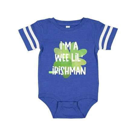 

Inktastic St. Patrick s Day I m a Wee Lil Irishman Gift Baby Boy or Baby Girl Bodysuit