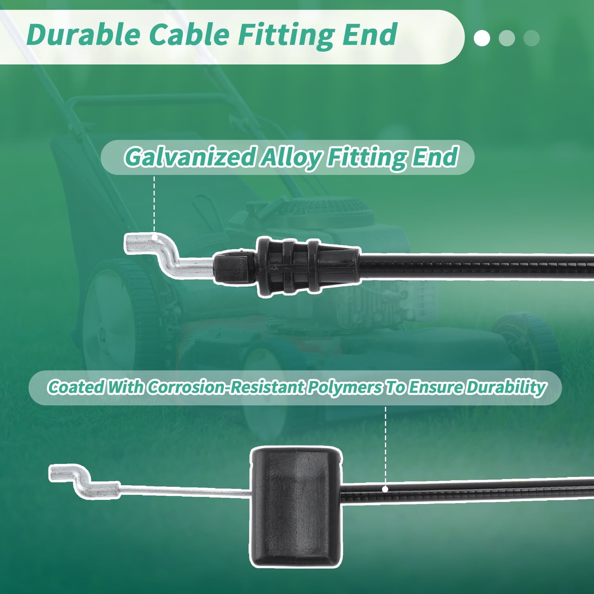 Unique Bargains 112-8818 Brake Cable Replacement for Toro Lawn Mowers 20 inch and 22 inch