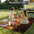 thumbnail image 4 of Western Cactus Sunset Outdoor Rug for Patio/Deck/Porch, Non-Slip Large Area Rug 6 x 9 Ft, Modern Abstract Art Retro Indoor Outdoor Rugs Washable Area Rugs, Reversible Camping Rug Carpet Runner, 4 of 8