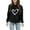 00#Black1957, variant on Byoo Minimal Graphic Hoody Sweatshirt for Little Girls Long Sleeve Front Printed Hoodies School Daily Pullovers,Hot Pink