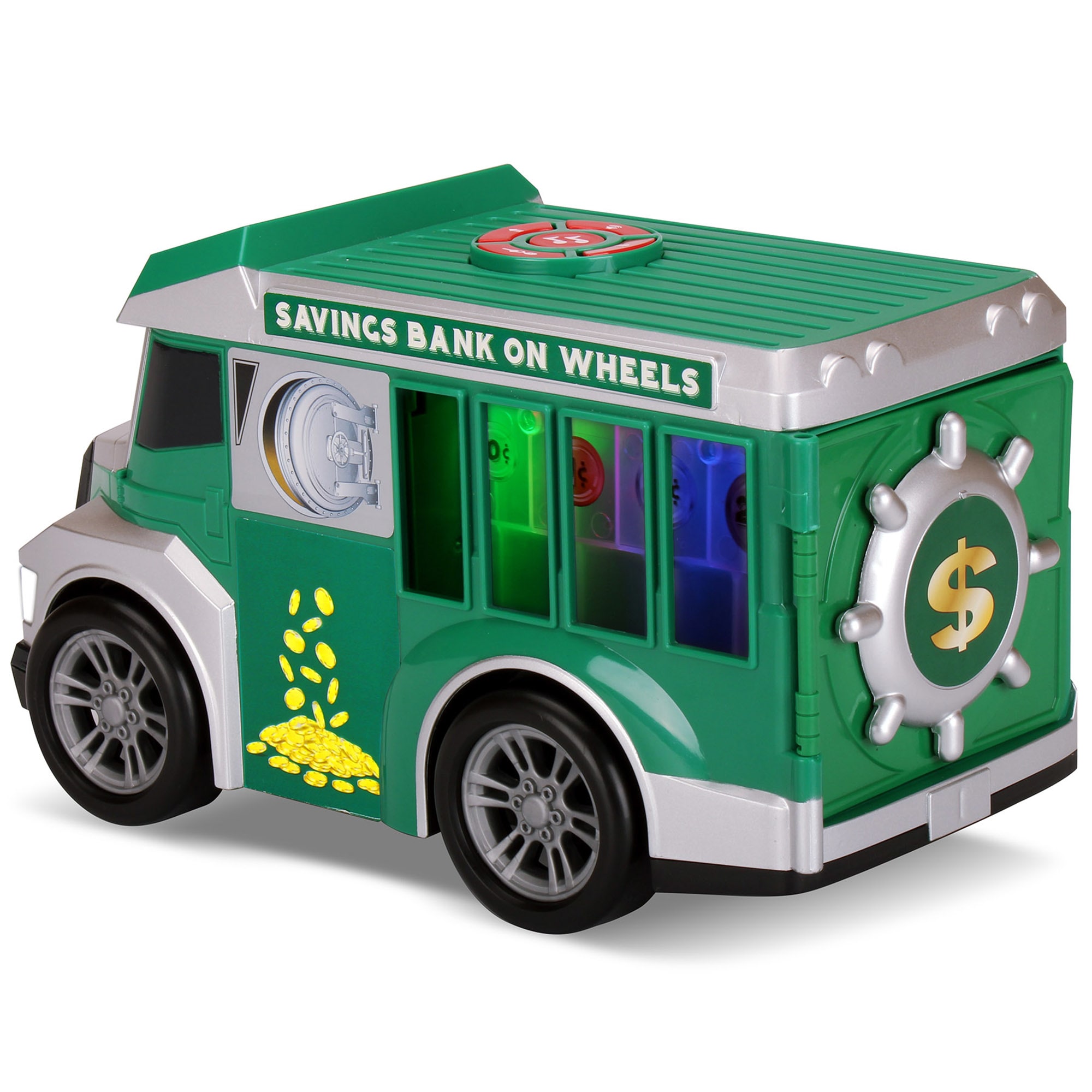 10" Road Rocker Sort N' Save Bank Truck W/ Lights & Sounds