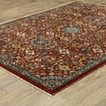 thumbnail image 5 of Oriental Weavers Aberdeen Area Rug - 006R1 - 9'10" x 12'10" - in Red/ Multi - Vintage Inspired, Stain Resistant, Family and Pet Friendly , Family, Dining, Living Room Rug, 5 of 10