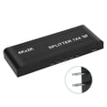 thumbnail image 1 of Divisor HDMI 4K de 1 entrada y 4 salidas, 1080P 60 Hz, compatible con 3D, diseño de metal estándar, 100-240 V, enchufe de EE. UU., 1 of 8