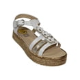 thumbnail image 1 of Sandalias de PLATAFORMA Leon Niña Blanco Percal 2106, 1 of 3