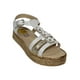 thumbnail image 1 of Sandalias de PLATAFORMA Leon Niña Blanco Percal 2106, 1 of 3