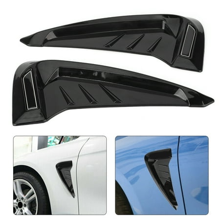 Land Rover Defender Side Air Intake Vent Grille Cover - Glossy Black ABS Plastic | For 2004-2019 Defender Models