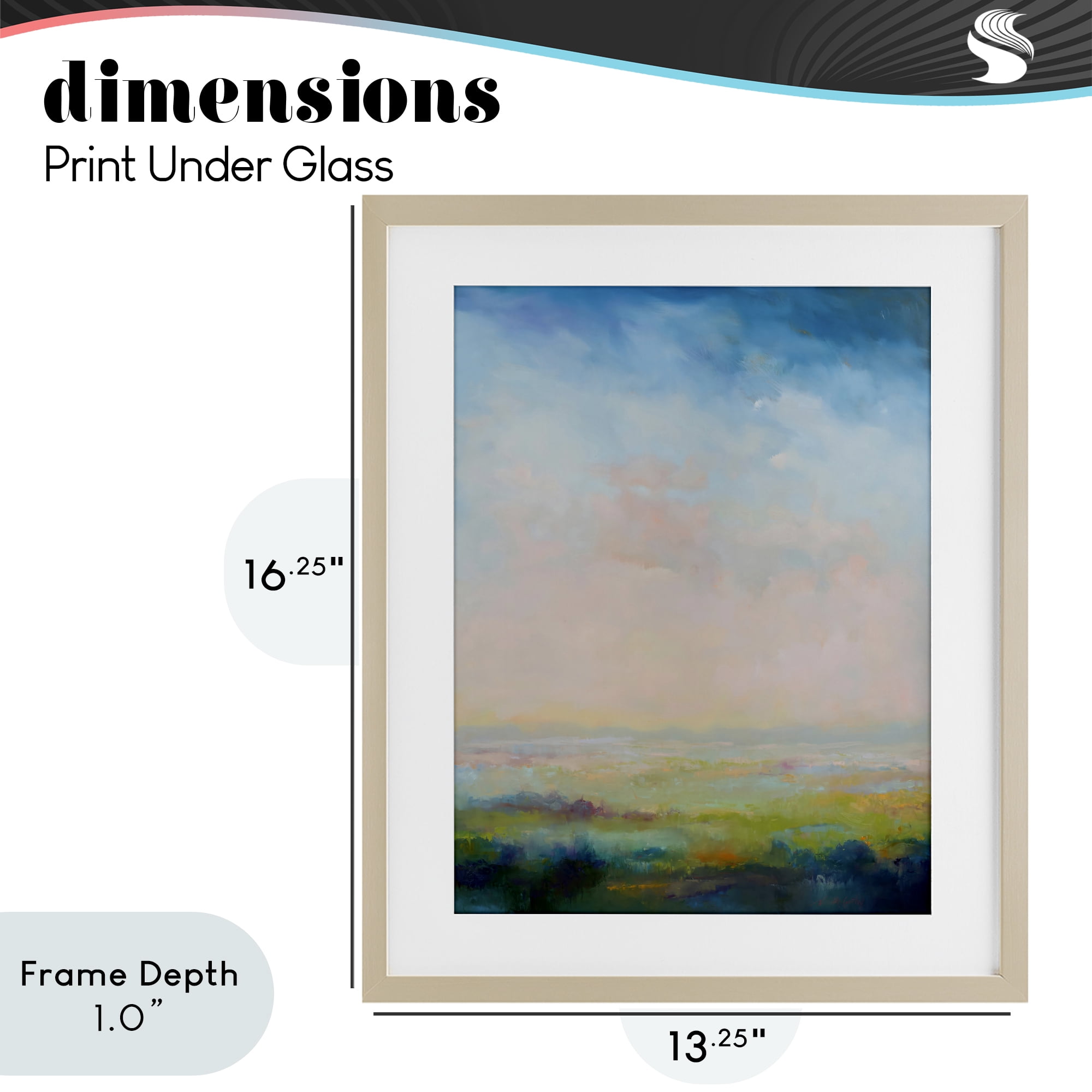 Stupell Industries Mystic Marsh Serenity Birch Framed Print Under Glass, design by William McCarthy