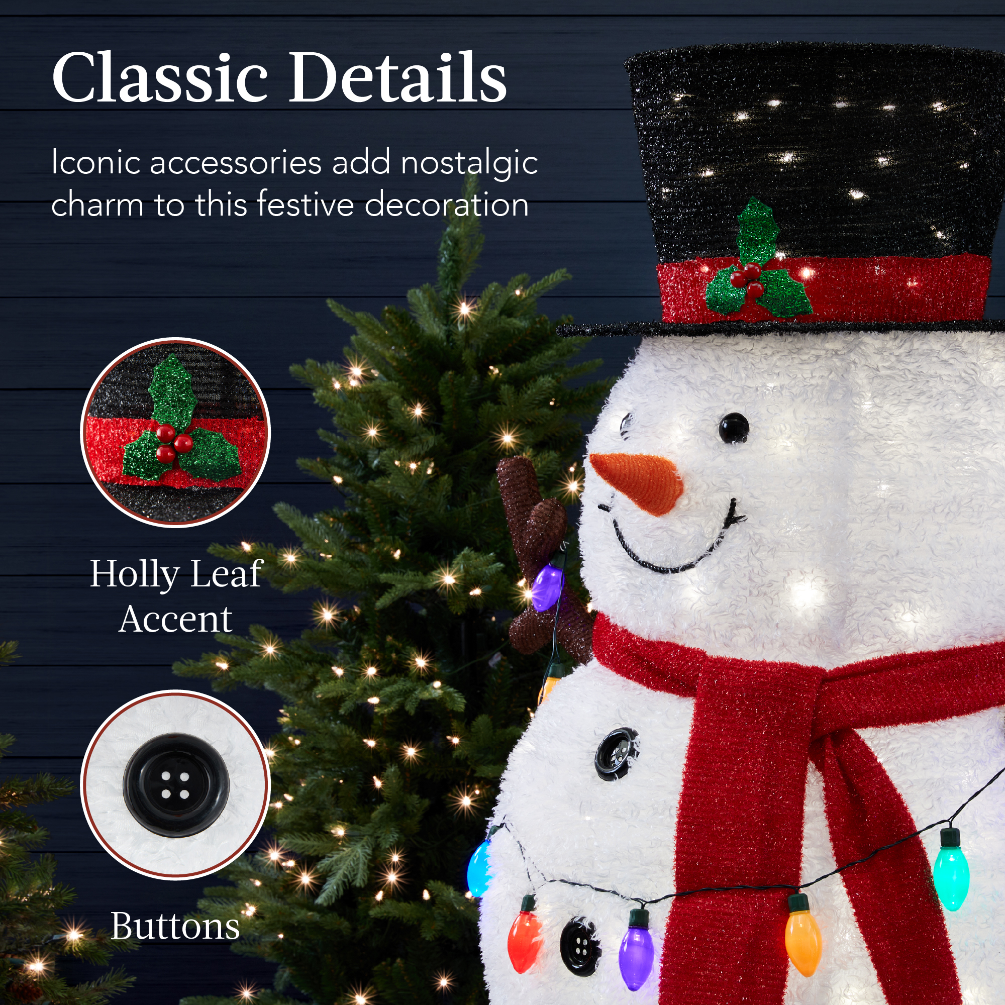Best Choice Products 3 Ft Lighted Pop-Up Snowman photo 7