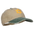 thumbnail image 5 of Jewish Star of David Embroidered Two Tone Cap - Khaki Green OSFM, 5 of 5