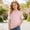 Pink, variant on Girls Striped Long Sleeve Tee Soft Casual Blend Comfort Fit Top For Everyday Play School Wear Short Sleeve Shirt for Girls Tees Kids Tshirts Clothes Summer Tops T-Shirt