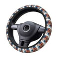 thumbnail image 2 of Cauagu 3D Butterfly Print Car Steering Wheel Cover - Universal Car Accessory for Diverse Cars for Steering Wheel with a Diameter of 14.5"-15", 2 of 7