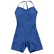 thumbnail image 3 of Gibobby Mono Bombachos Vestido de yoga para mujer, sexy, ajustado, sin vergüenza, sin espalda, color sólido, pantalones deportivos de fitness(Azul， L), 3 of 4