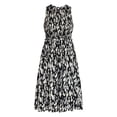 thumbnail image 5 of Time and Tru Women's Sleeveless Smocked Midi Dress, Sizes XS-XXXL, 5 of 5