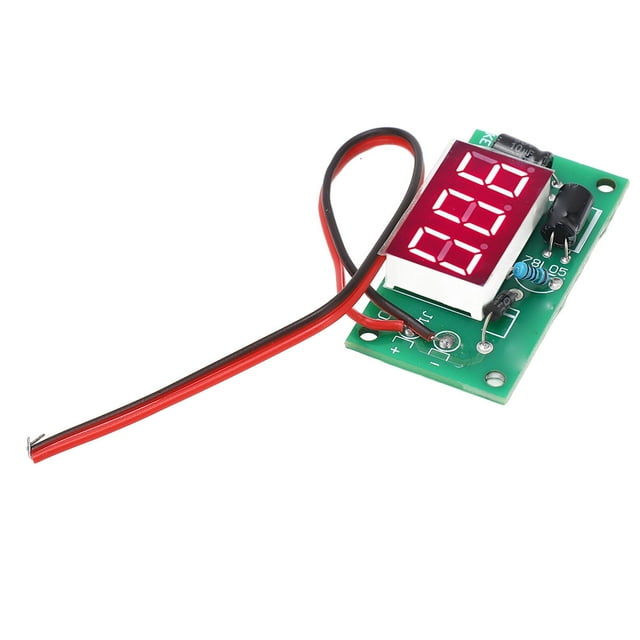 LED Display Digital Frequency Counter 3 Digits Power Counter Module Counting Meter Module with Memory Accumulator