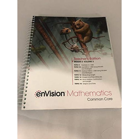 Pre-Owned enVision Mathematics 2020 Common Core Teacher Edition Grade 2 Volume 2, 9780134954882, 0134954882, 9780134954882, 0134954882, Paperback,
