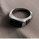 thumbnail image 5 of New 2023 Metal Glossy Rings for Men Geometric Width Signet Square Finger Punk Style Fashion Ring Jewelry Accessories Whole Sale, 5 of 5