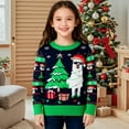 thumbnail image 2 of JLMSPLWG Christmas Flannel Shirt Santa T Shirt Retro Christmas Shirt White Top Cute Tops for Teen Girls 7-8 Girls Clothes Baby Boy Clothes Newborn, Green 18-24 Months, 2 of 4