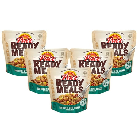(5 pack) (5 Pack) Pace Ready Meals Southwest Style Chicken with Corn & Beans, 9 oz.