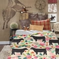 thumbnail image 3 of Yibo Cute Corgi Blanket Flannel Soft and Comfortable Anti-static Bed Sofa Blanket, 3 of 7