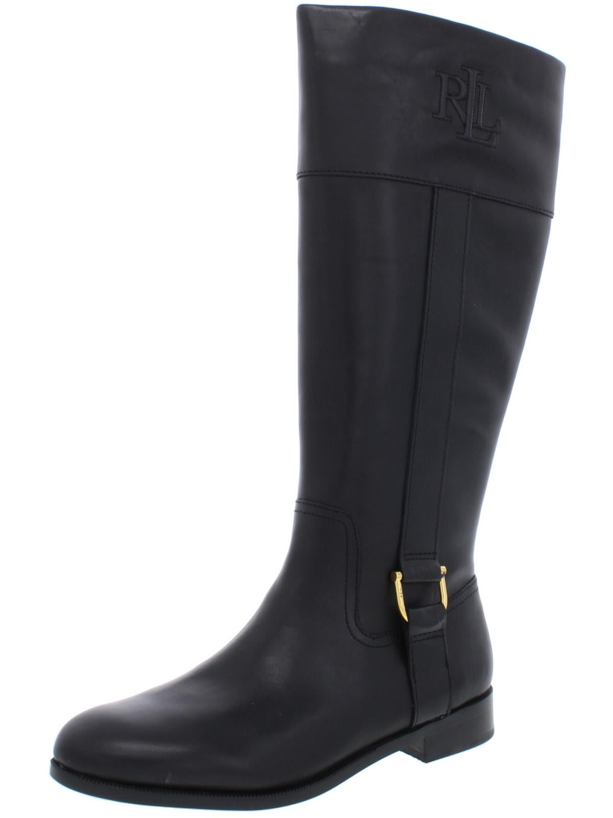 ralph lauren wide calf riding boots