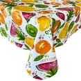 thumbnail image 3 of Newbridge Fresh Fruits Bold and Colorful Vinyl Tablecloth With Flannel Backing, 60 inch x 84 inch Rectangle, 3 of 5