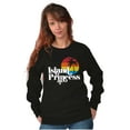 thumbnail image 5 of Puerto Rican Boricua Princess Latina Women Crewneck Sweatshirt Brisco Brands X, 5 of 5