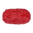 thumbnail image 1 of Unique Bargains Super Bulky Polyester Red Velvet Chenille Yarn, 87 Yards, 1 of 7
