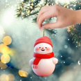 thumbnail image 4 of WRXMIJNHGSA Hangs Under $5 Valentine's Day 2D Flat Acrylic Car Rearview Pendant Cute Snowman Backpack Pendant, 4 of 6