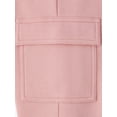thumbnail image 2 of The Children's Place Girls Wide Leg Fleece Cargo Pant, Sizes XS-XXL, 2 of 3