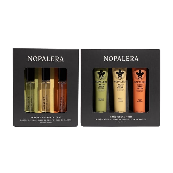 Nopalera Travel Mini Set, Hand Creams & Fragrance Spritzers, Hydrating & Scent Gift Set