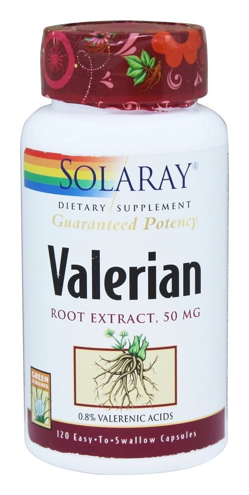 Solaray Valerian Root Extract 50 mg. 120 Capsules