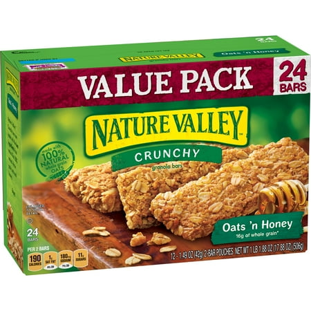 Nature Valley Granola Bars Crunchy Oats 'n Honey 24 Bars