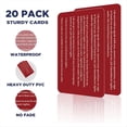 thumbnail image 4 of Know Your Rights Immigration Red Card - English Spanish Constitutional Rights Reminder for Immigration Encounters 50PCS, 4 of 6