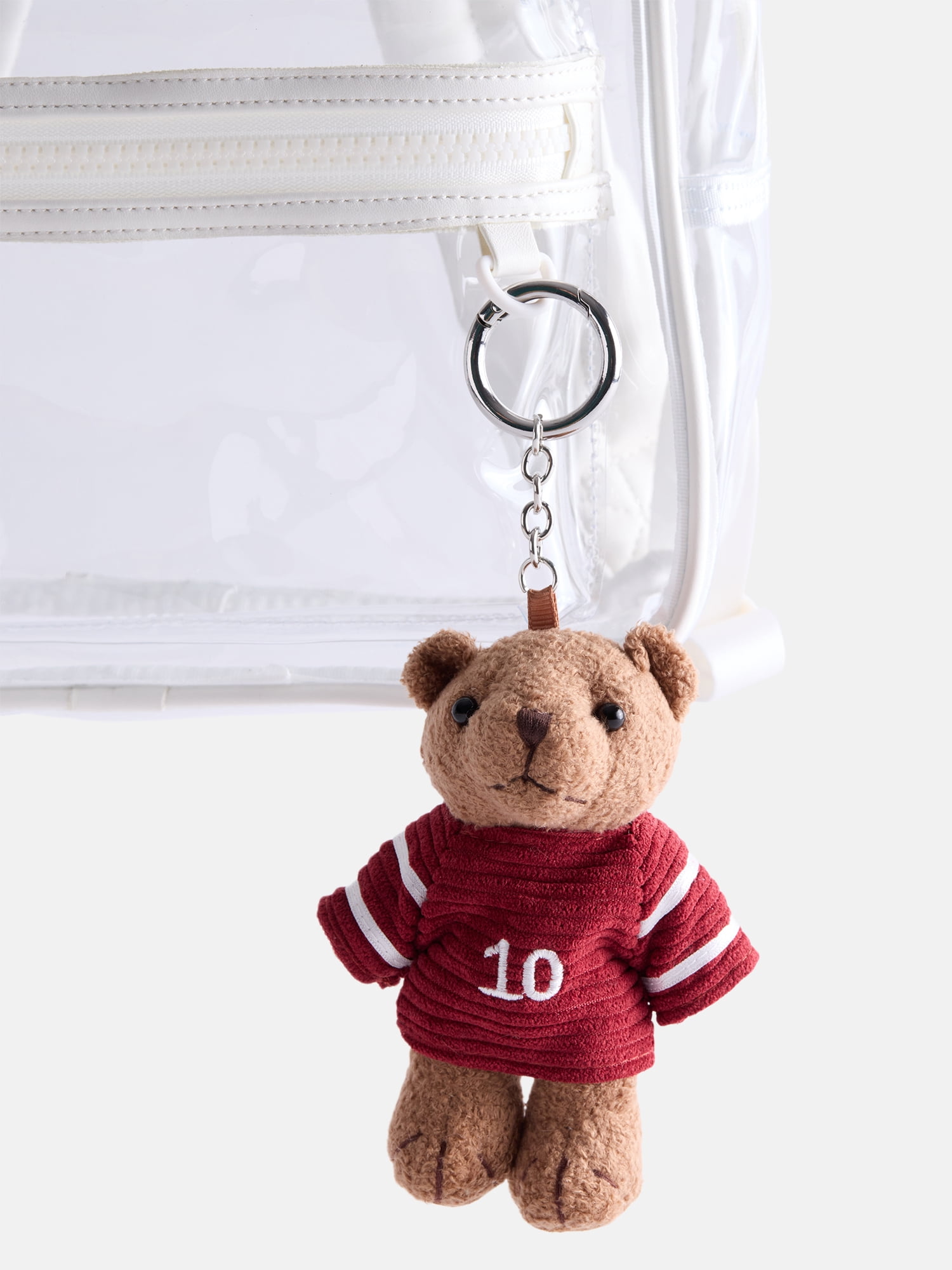 No Boundaries Women's Bear Bag Charm, Brown