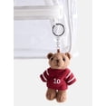 thumbnail image 3 of No Boundaries Women's Bear Bag Charm, Brown, 3 of 4