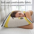 thumbnail image 5 of Yellow Truck Pillow Covers 12"x20", Spring Bees Honey Daisy Black Buffalo Plaid Soft Brushed Microfiber Breathable Throw Pillow Covers, Pillowcase with Zipper for Couch Sofa Bedroom Living Room, 5 of 9