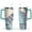 Greenish-blue-10, variant on 40oz Boho Patchwork Tumbler with Handle Lid and Straw,Bohemian Style Tumblers Gifts for Women Girls Men Adults（Red）