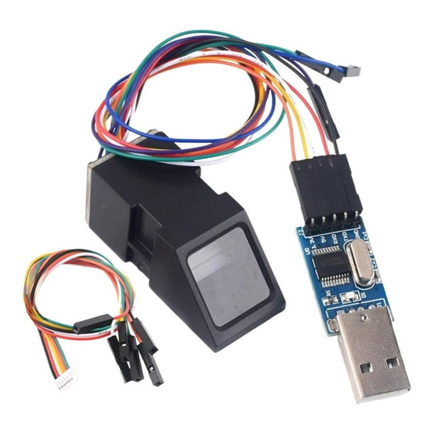 Módulo de lectura de huellas dactilares, control de acceso a cerradura de puerta, preciso, ligero, fácil Línea de placa TTL AS608