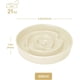 thumbnail image 2 of Slow Feeder Ceramic Dog Bowls for Small Medium Breed Slow Down Eating Anti-Choking Dishes Slow Feeding for Fun Pet Bowl(Cream White), 2 of 4
