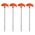 thumbnail image 1 of 4 estacas atornilladas para tienda de campaña, estacas de tierra, clavijas hexagonales, estacas para tienda de campaña perforables para toldos, 1 of 9