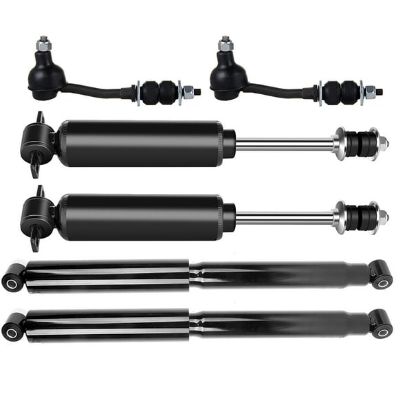 CCIYU Front Strut Spring Assembly Control Arm and Ball Joint Assembly 1997-2004 for Dodge Dakota/1999-2003 for Dodge Durango Complete Suspension Kit Fits 344081, 344378, K7274