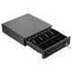 thumbnail image 3 of Cajon de dinero Qian QOD-KAR12 automatico para 4 billetes 8 monedas bandeja configurable con ranura frontal para documentos cerradura 3 posiciones, compatible ESC-POS puerto RJ11/RJ12, 3 of 7