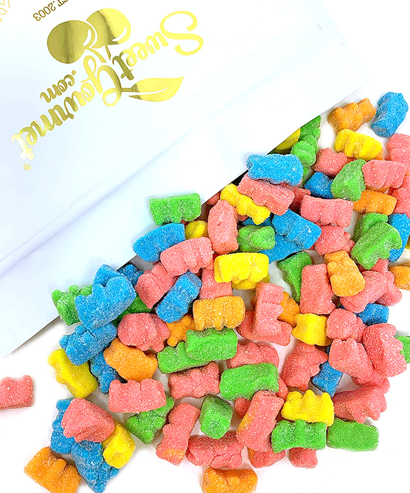 SweetGourmet Neon Gummy Bears | Bright Sour Bulk Candy ...