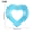 Blue Love 120, variant on Heart Inflatable Pool Float Ring, PVC Love Swim Tube for Summer Beach Pool Party