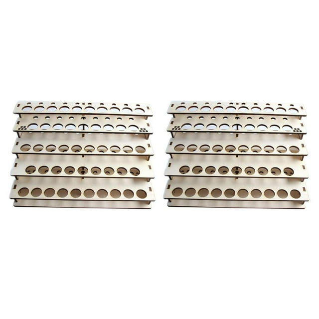 Módulo de 2x 43 Agujeros, Pinceles de Pintura Artesanal, Herramienta , Organizador de , Estante de Almacenamiento CUTICAT Soporte de almacenamiento de pintura