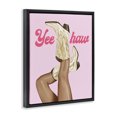 thumbnail image 3 of Stupell Industries Eclectic Yeehaw Cowgirl Boots Black Floating Frame Canvas Art, 17 x 21, by Ziwei Li, 3 of 8