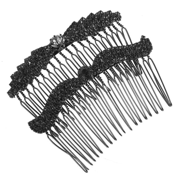 CTIRCHIU 2pcs Rhinestone Hair Comb for Wedding Decoration Grip for Brides and Bridesmaids